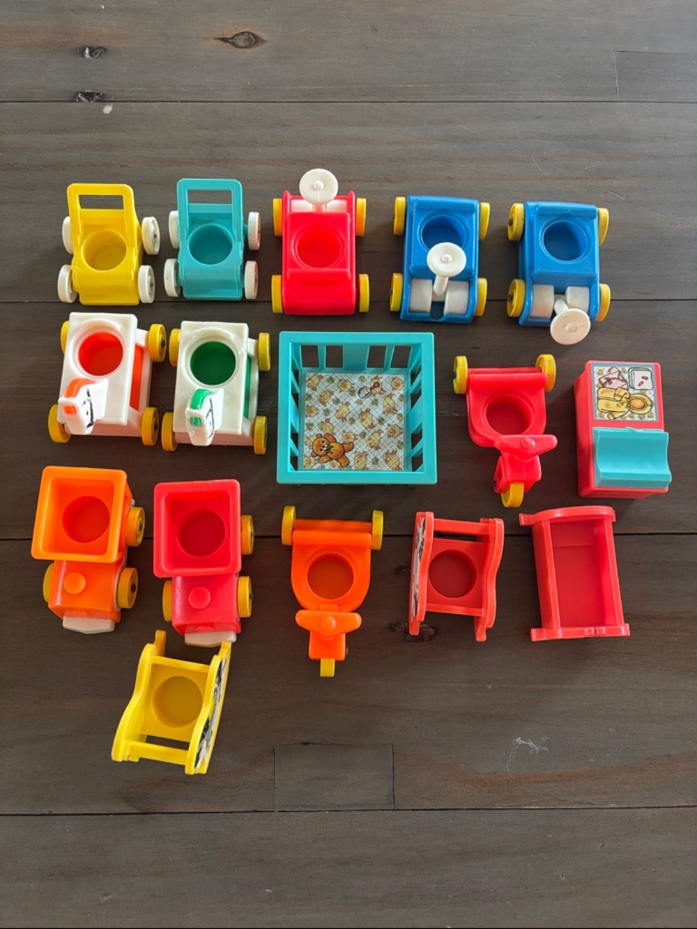 Lot of 16 Little People Baby Accessories